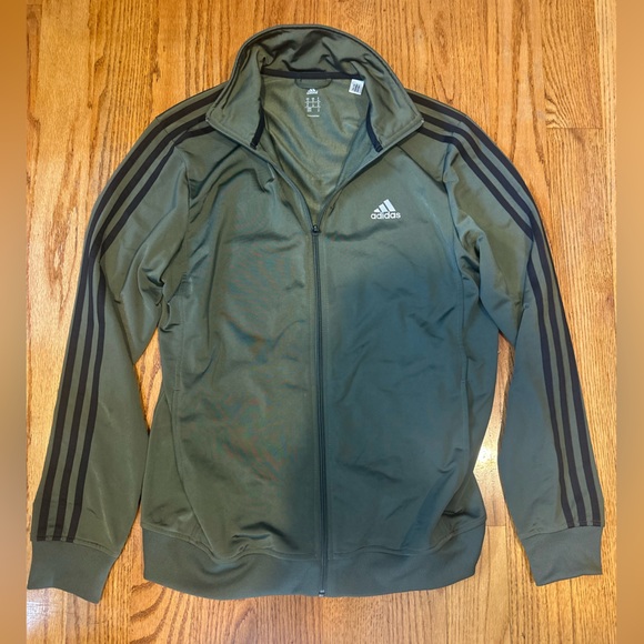 Adidas Green Track Jacket - Picture 2 of 4